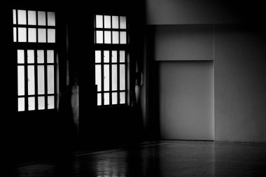 Boş oda kasvetli - iç plan