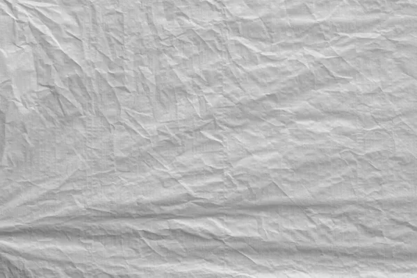 Textura Lona Branca Amassada Fundo — Fotografia de Stock