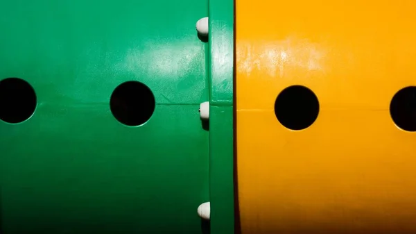 Oyuncaktan Yeşil Sarı Plastik Doku — Stok fotoğraf