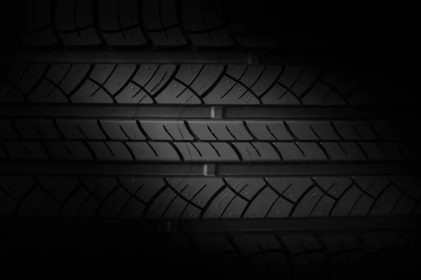 New Tire Texture Background — Stock Photo, Image