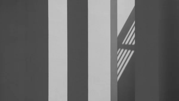 Fondo Abstracto Una Pared Blanca Con Sombras Desde Ventana Monocromo —  Fotos de Stock