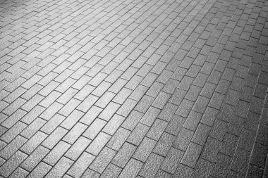 Döşeme kiremitleri, seramik tuğla zemin zemin - monokrom