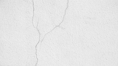 çatlak beyaz beton duvar dokusu - arkaplan