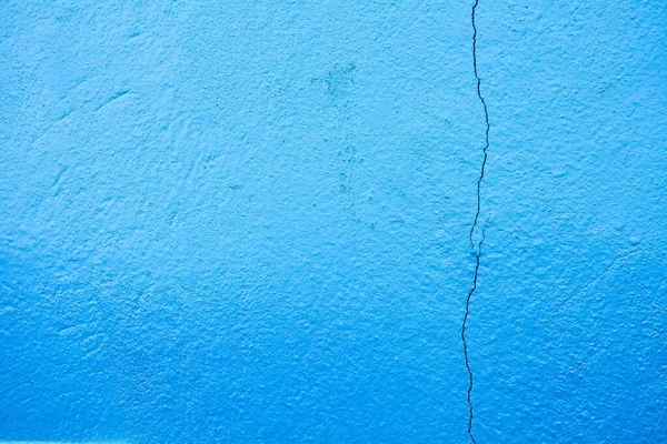 Textura Parede Concreto Azul Carck Edifício Fundo — Fotografia de Stock