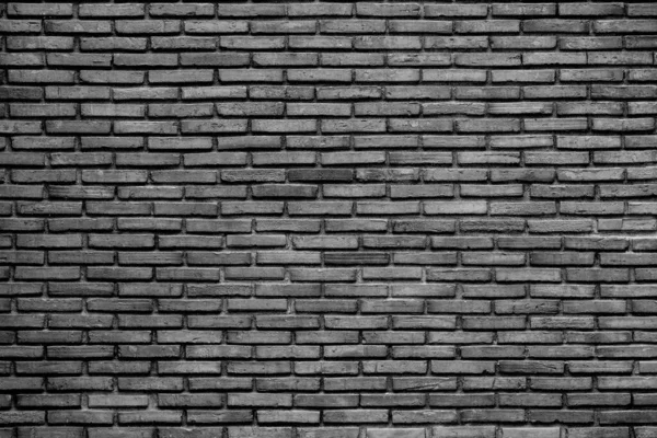 Vieux Mur Briques Noir Blanc Fond Sombre — Photo