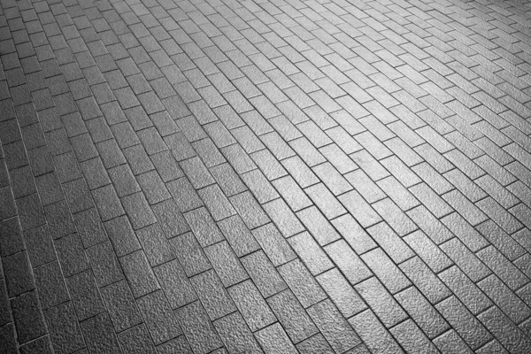 Baldosas Pavimentación Con Dibujos Fondo Ladrillo Cerámica Monocromo —  Fotos de Stock