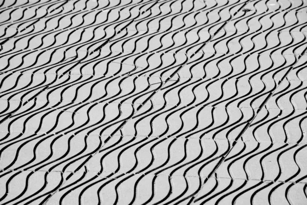 Floor Tiles Urban City Street Background Monochrome — Stock Photo, Image