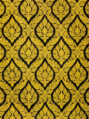 Tapınak kapısında Tayland sanatı