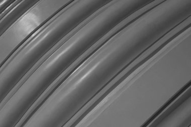 Düşük çözünürlüklü heykel çizgisi Gölgeli beyaz beton duvarda.