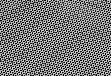 Paslanmaz çelik yumruklanmış metal levha dokusu - arkaplan