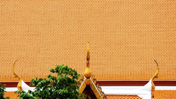 Detalhe Telhado Templo Tailândia — Fotografia de Stock