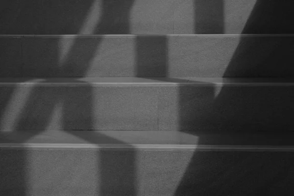 Schatten Aus Dem Fenster Treppenhaus Monochrom — Stockfoto