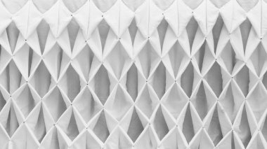 beyaz dalgalı dekorasyon kumaş deseni - arkaplan