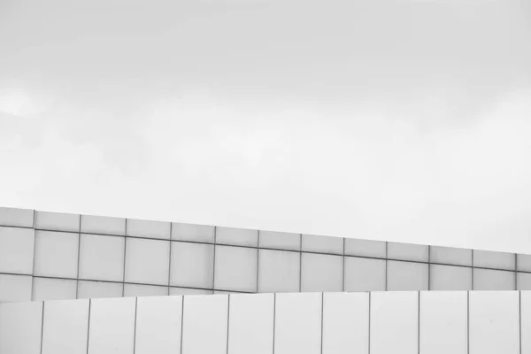 Struktur Der Modernen Terrasse Gebäude Einfarbig — Stockfoto