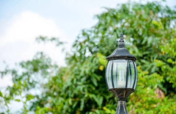 Antieke Lamp Stad — Stockfoto