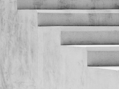 Beton merdiven detayı.