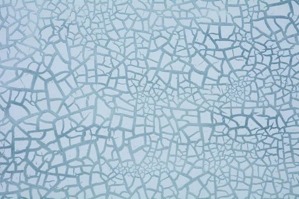 Тріщина Текстури Синього Абстрактного Фону — стокове фото