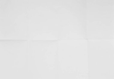 beyaz kağıt katlanmış