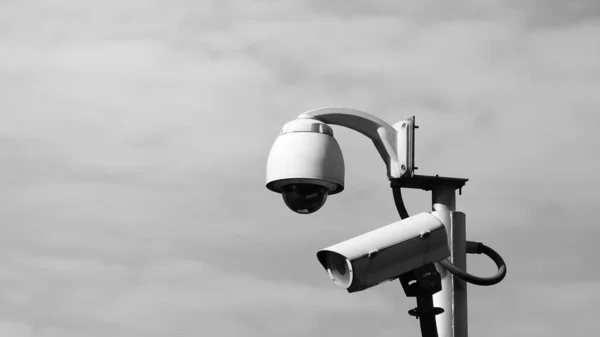 Beveiliging Cctv Camera Voor Transport Monochroom — Stockfoto