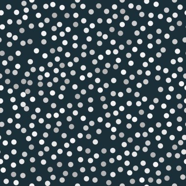 Seamless modeli nokta desen siyah arka plan üzerine