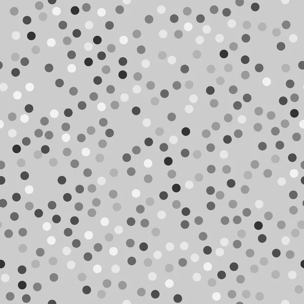 Seamless Pattern Dots Pattern Gray Background — Stock Vector