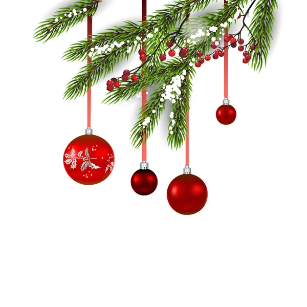 Échantillon Noël Pour Bannières Publicité Dépliant Cartes Salutation Invitation — Image vectorielle