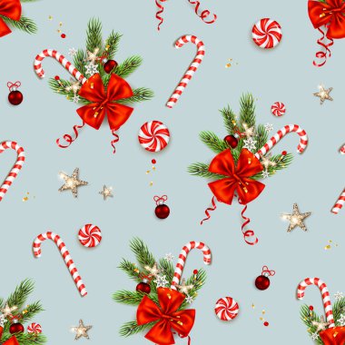 Şeker kamışı ve şerit dekor