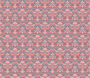 Reapiting arka planına duvar kağıdı. Kırmızı mercan süs desen tasarım kartı, afiş, Bilet, broşür ve benzeri.