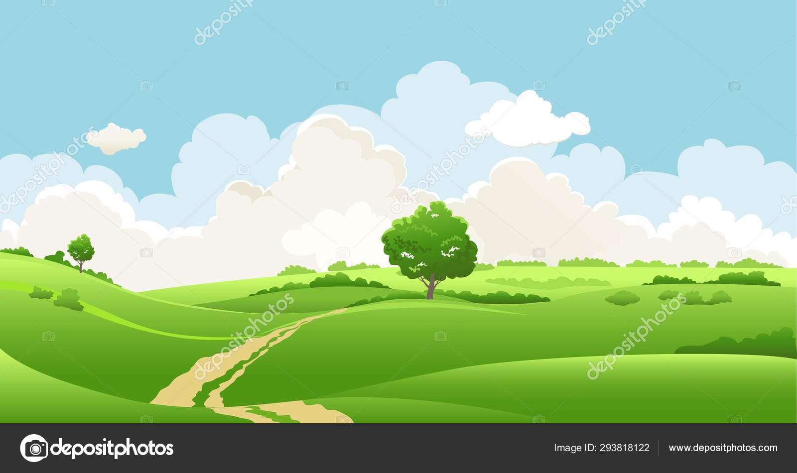 Campo del dibujo animado imágenes de stock de arte vectorial | Depositphotos Campo del dibujo animado imágenes de stock de arte vectorial | Depositphotos