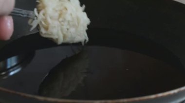 tavada ham hash kahverengi yayılmış 1 adet