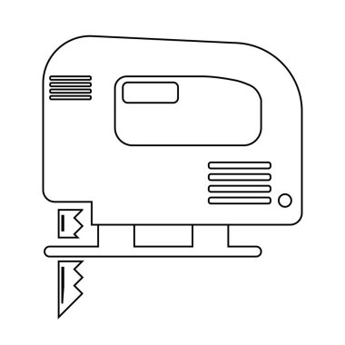 Beyaz arkaplanda elektrikli el yapbozu simgesi