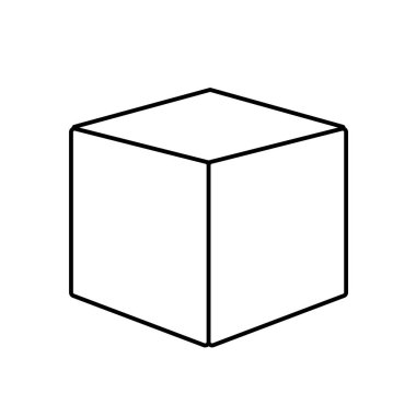 Kapalı kutu simgesi arkaplanda izole edildi, düz resim, iş, pazarlama, İnternet