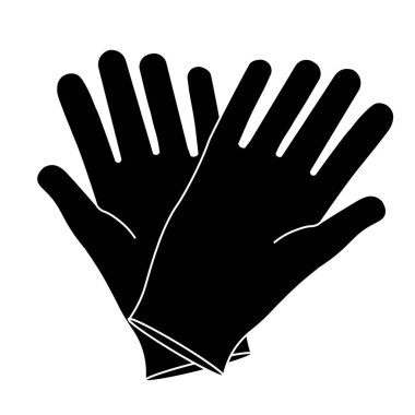 Bir çift eldiven. Tıp çalışanları için steril lateks ekipmanı