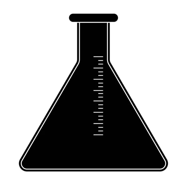 Przezroczysta Ikona Probówki Projekt Symbolu Probówki Science — Wektor stockowy