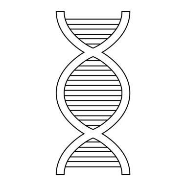 Tıbbi sapkın sarmal yapısı DNA genlerinin soyut modeli