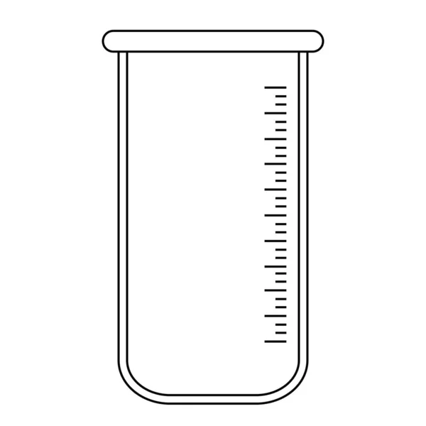 试管透明图标 科学馆试管符号设计 — 图库矢量图片