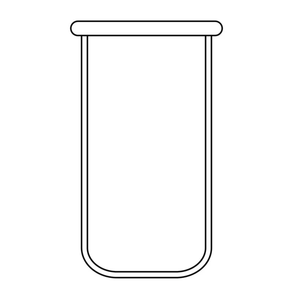 Test Tube Transparent Icon Test Tube Symbol Design Science — Stock Vector