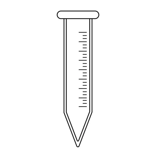 Transparentes Symbol Reagenzglas Symboldesign Aus Dem Reagenzglas Von Science — Stockvektor