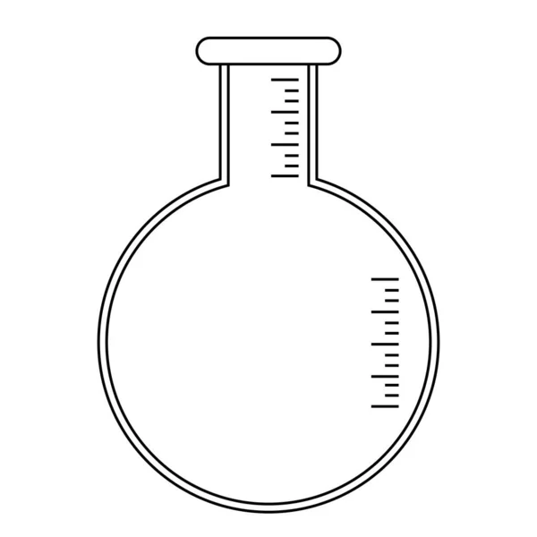 Прозрачный Значок Пробирки Дизайн Пробирки Science — стоковый вектор