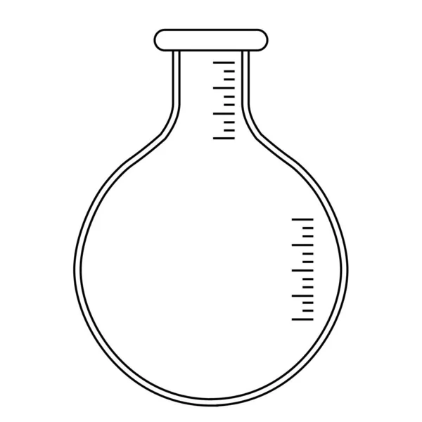 Tubo Prueba Icono Transparente Diseño Del Símbolo Del Tubo Ensayo — Archivo Imágenes Vectoriales