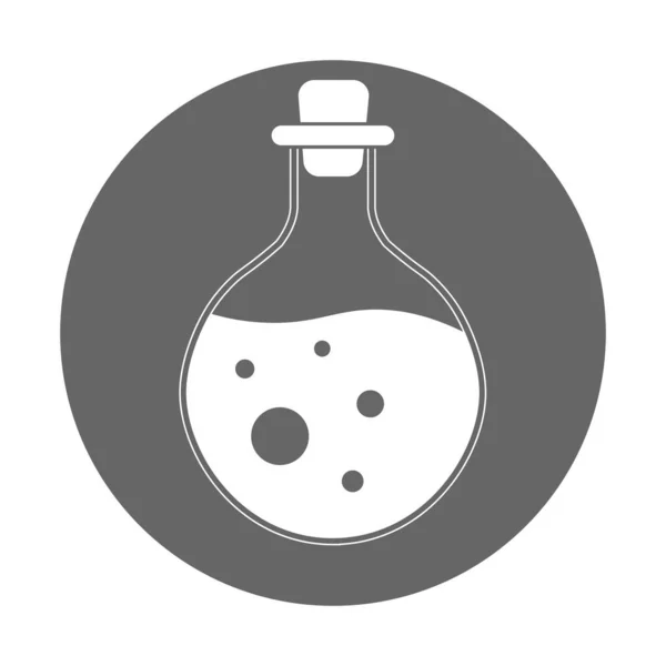Απλή Απεικόνιση Του Δηλητηρίου Στο Μπουκάλι Concept Για Την Ημέρα — Διανυσματικό Αρχείο
