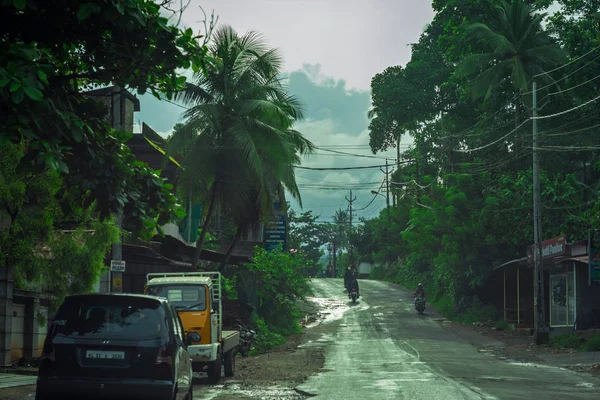 Erattupetta peerumedu Straße zum Vagamon Hill Station — Stockfoto