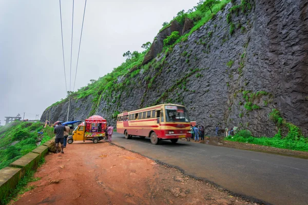 Ein Aussichtspunkt in Vagamon Hills Station — Stockfoto