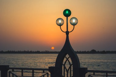 Abudhabi corniche alanda akşam saati