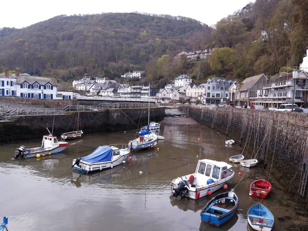 Lynmouth Harbour, Devon, Nisan 2018