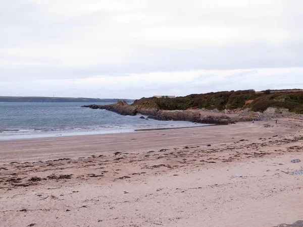 West Angle Bay Beach Pembrokeshire Setembro 2018 — Fotografia de Stock