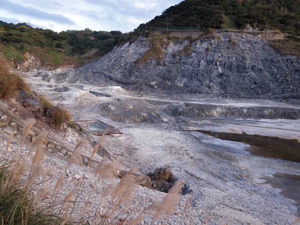 Vecchia Zona Mineraria Zolfo Vicino Yangmingshan — Foto Stock