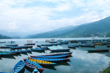 Güzel phewa gölü, phokra, nepal