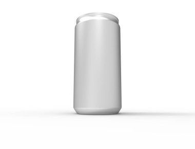 Bir soda 3d illüstrasyon beyaz arka plan üzerinde izole olabilir.