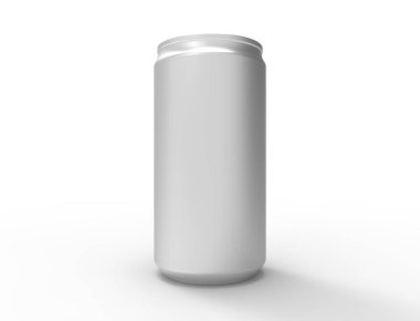 Bir soda 3d illüstrasyon beyaz arka plan üzerinde izole olabilir.